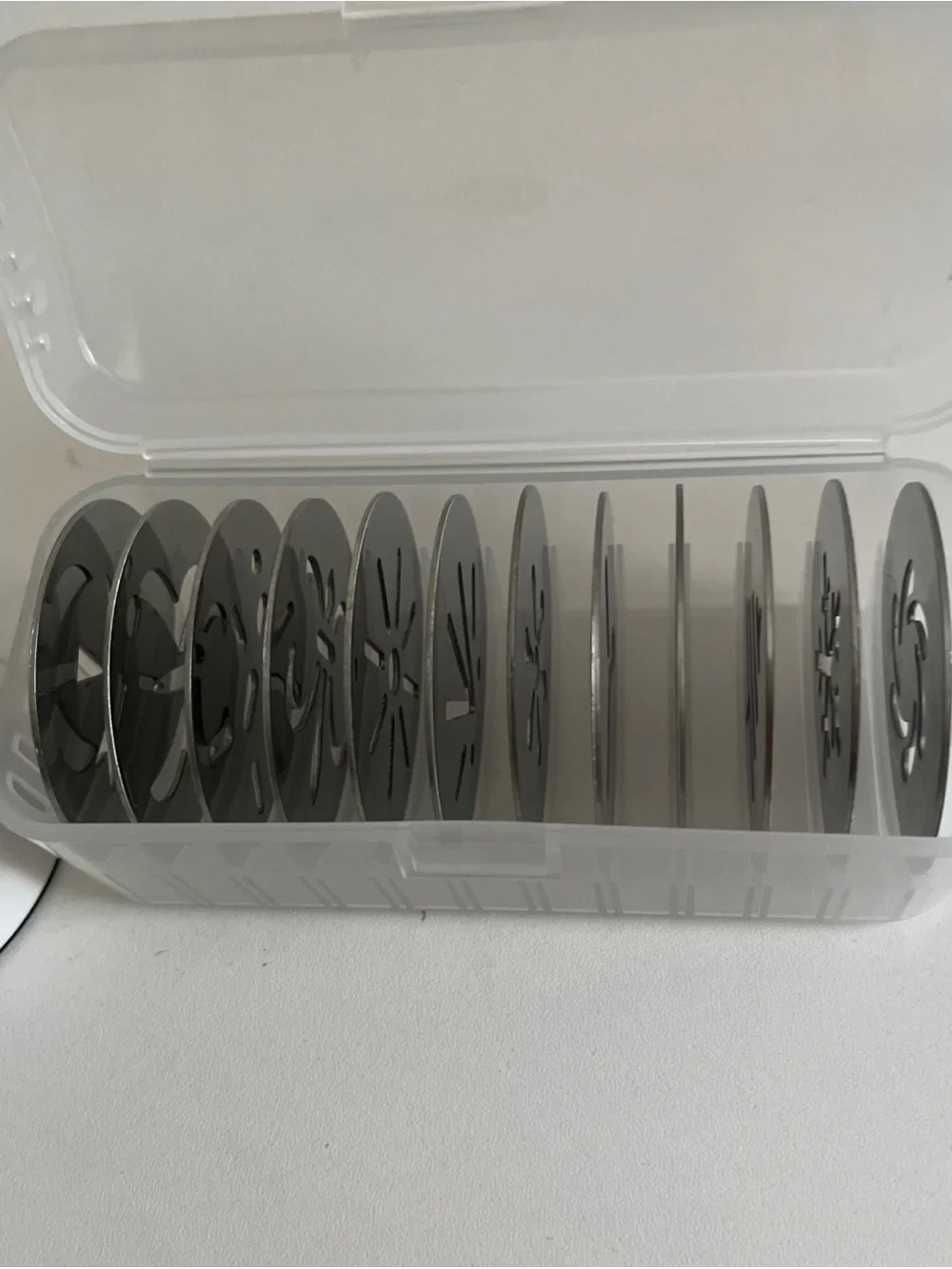 OXO Good Grips 14 Piece Cookie Press Set Stainless with 12 Disk & Storage Case